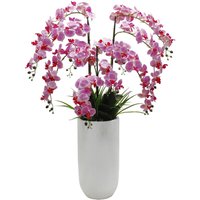 XL Commercial Artificial Plant Displays - 150cm Pink Orchid Display / 75cm