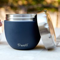 S'well Azurite Eats 2-in-1 Food Bowl - Blue