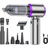 Cordless Handheld Vacuum Cleaner 4-in-1 Wireless Car Vacuum - Grey
