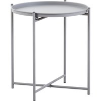 Trosa Grey Iron Side Table - Grey