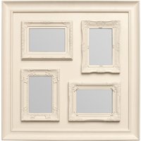 Maren 4 Photo Cream Plastic Multi Photo Frame - Cream