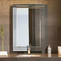 MirrorOutlet Eden Triple Edge Venetian Mirror 90 x 60cm - All glass