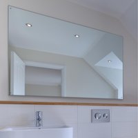Mirror Polished Edges with 4 Holes - Clear