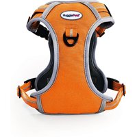 HugglePets Activity & Travel Dog Harness - Pink, X Large - Orange / Large