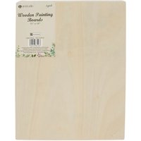 Pack of 3 Wooden Painting Boards - Neutral / 11 x 14 inch