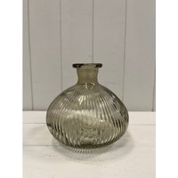 Smokey Rustic Brown Decorative Bottle - Brown