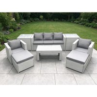 7-Seater Rattan Garden Furniture Set
