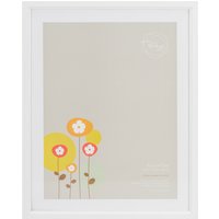 Ridged Photo Frame - White / 14 x 11in