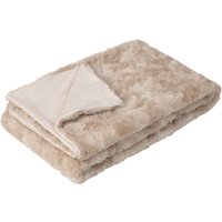 Luxury Faux Fur Throw - Orange