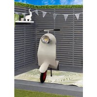 Scooter Stand with Solar Light - Cream