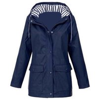 Womens Rain Jacket - Navy / UK 14