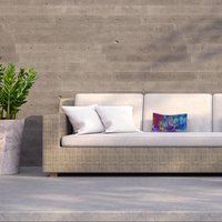 Tree Growth Outdoor Cushion - Blue