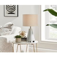 ZOE Table Lamp Light (Including Bulb) - Grey/Silver