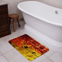 Birds On Branch Bathmat - Red