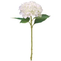 Large Faux Ivory Hydrangea Flower Stem - Ivory