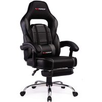 GTFORCE, GTFORCE Pace Reclining Leather Sports Racing Chair - Grey GTFORCE, GTFORCE Pace Reclining Leather Sports Racing Chair - Grey