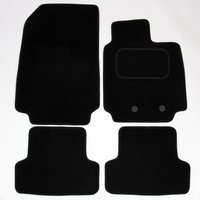 Renault Clio Car Mats Mk3 Mk4 Tailored Carpet 2005 - 2019 4pc Set - Black