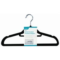 Ashley Velvet Coat Hangers - Black - Pack of 3 - Black