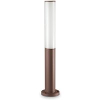 Etere Integrated LED Outdoor Bollard Lamp 1 Light - Coffee