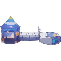 Kidkid 3 in 1 Kids Pop-Up Crawl Tunnel Play Tent and Ball Pit - Blue