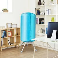 Electric Heated Airer Pod Clothes Dryer Rack With Zip Cover - Blue