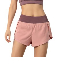 Women's Running and Exercise Shorts - Pink / L