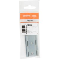 Steel Butt Hinge - Silver / 8cm / Steel / Chrome