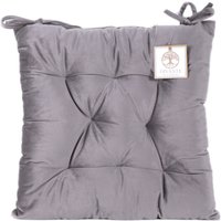 Velvet Seat Pad - Grey