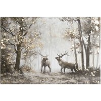 , Foiled Woodland Stag Canvas , Foiled Woodland Stag Canvas