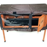 Waterproof Animal Hutch Covers for Hutches - Brown / 122cm / 42cm