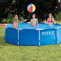 Metal Frame Pool with Filter Pump - Blue