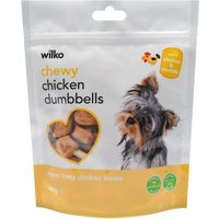 Chewy Chicken Dumbbell Dog Treats - 400g