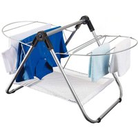 Countertop Clothes Airer Drying Rack - Silver