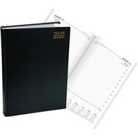 1 Large 2026 A4 Appointment Diary 2 Page Per Day Time Planner Diary - Random