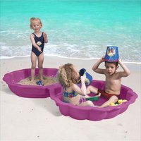 Shell Clam Shaped Plastic Sandpit - Pink / 1