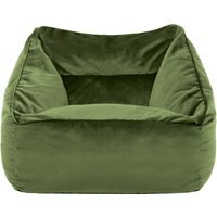icon Natalia Giant Velvet Armchair Bean Bag - Sage Green