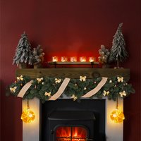 LED Glass BallGlobe Light Festive Decoration - Gold