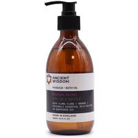 Sensual Aromatherapy Massage Bath Oil Relax Awaken Senses - Black