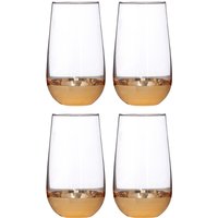 Horizon Set Of Four Highball Glasses - Gold