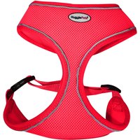 HugglePets Air Mesh Dog Harness - Orange, Small - Red / Small