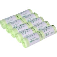 Green Giraffe 8 Litre Food Bin/Caddy Liners - Green / 10