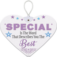 SOMEONE SPECIAL HeartFelts Hanging Plaque - Multi