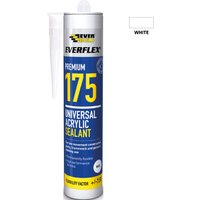 Everbuild Everflex 175 Universal Acrylic Sealant White 300ml