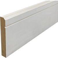 Modern Chamfered & Single V Grooved Type 3 Primed Skirting