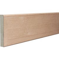 Rounded One Edge 18mm x 119mm x 4400mm Veneered American White Oak Unlacquered