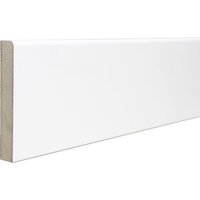 Rounded One Edge 18mm x 119mm x 2440mm Matt White Fully Finished