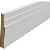 Stepped 18mm x 119mm x 2440mm Matt White Fully Finished