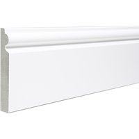 Torus Matt White Fully Finished Skirting