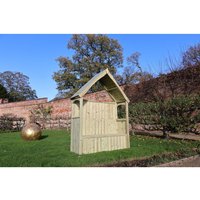 Willow 3 Seat Storage Arbour - L60 x W179 x H235 cm - Partially Assembled