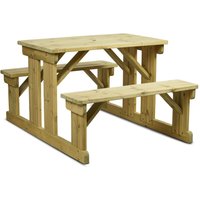 Newman Walk In Bench 8 Seater Garden Outdoor